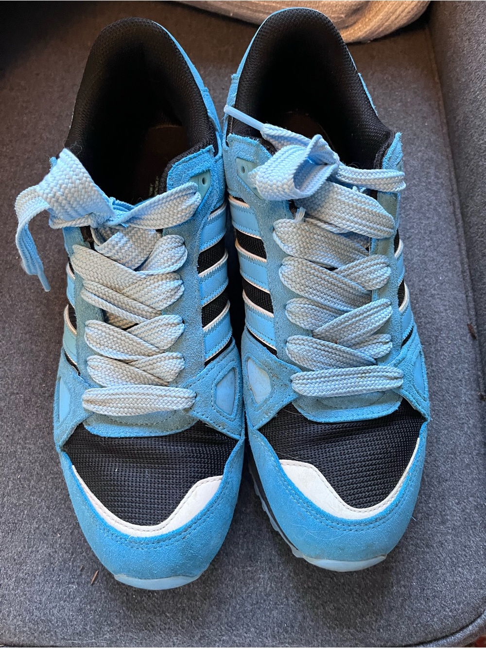 adidas Teal Blue Suede Sneakers